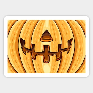 Friendly Pumpkin Carving Sticker